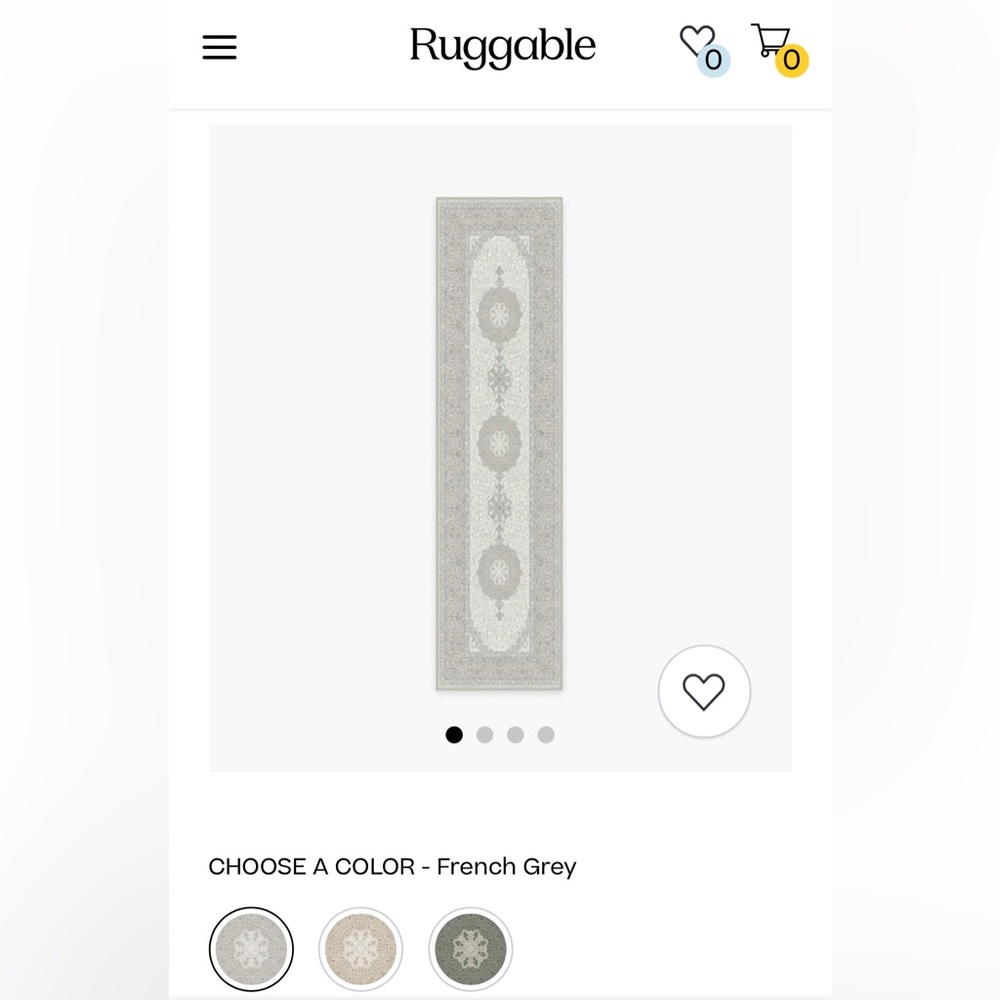 Ruggable Runner and Pad